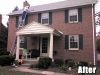 After New Gutters Description: This is a picture of a home after Alexandra Home Contracting installed new gutters.